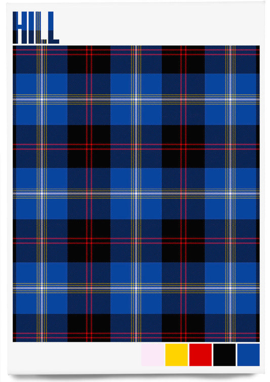 Hill Modern tartan – magnet