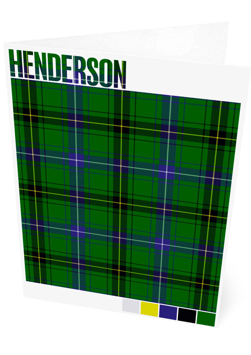 Henderson Modern tartan – set of two cards