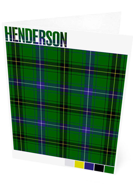 Henderson Modern tartan – set of two cards