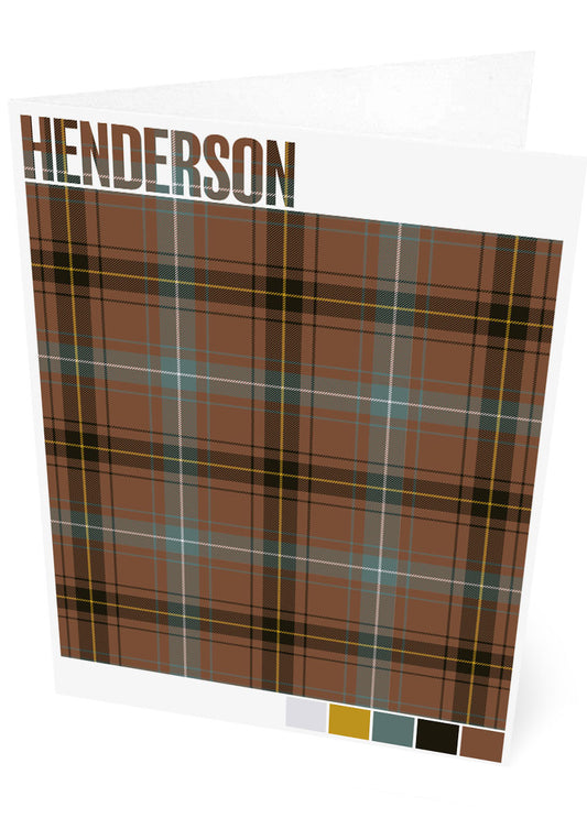 Henderson Weathered tartan – set of two cards