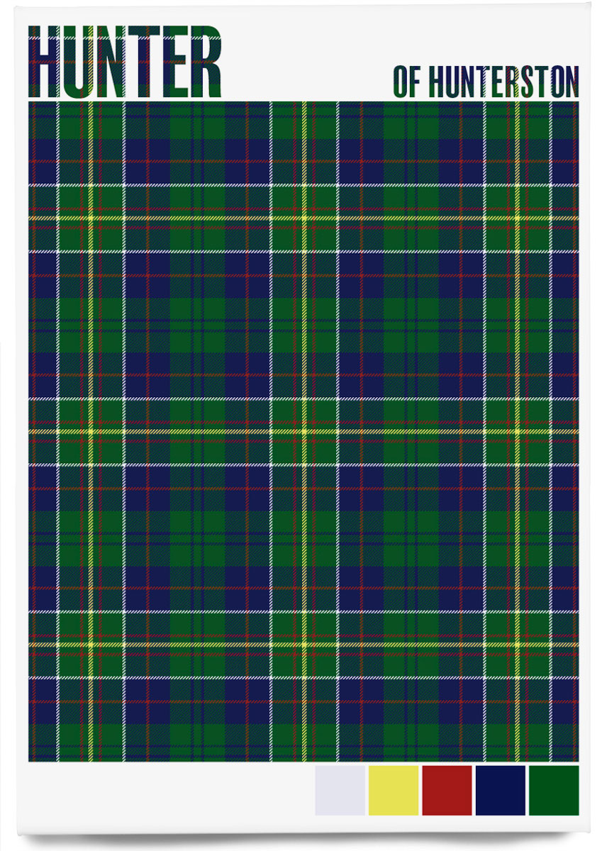 Hunter of Hunterston Modern tartan – magnet