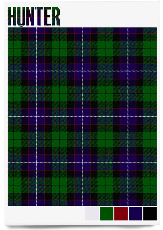 Hunter Modern tartan – magnet