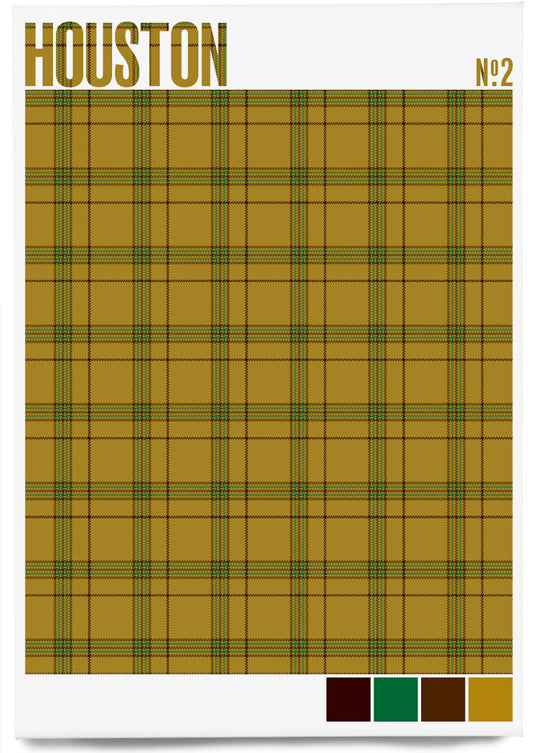 Houston #2 Modern tartan – magnet