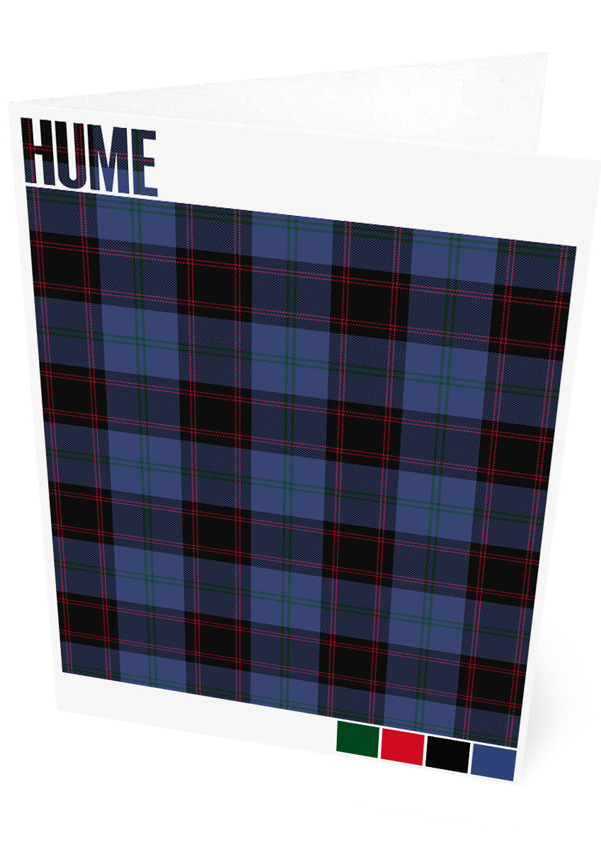 Hume Modern tartan – set of two cards