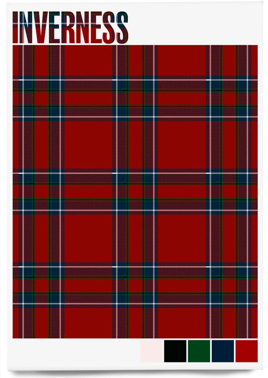 Inverness Modern tartan – magnet