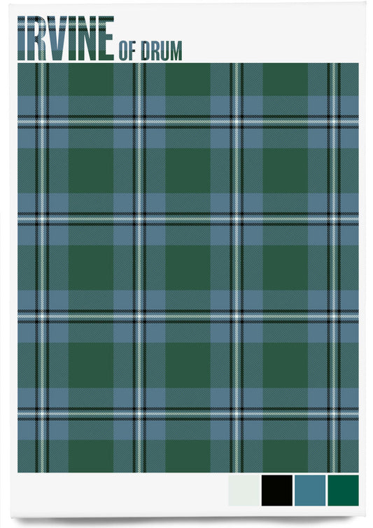 Irvine of Drum Modern tartan – magnet