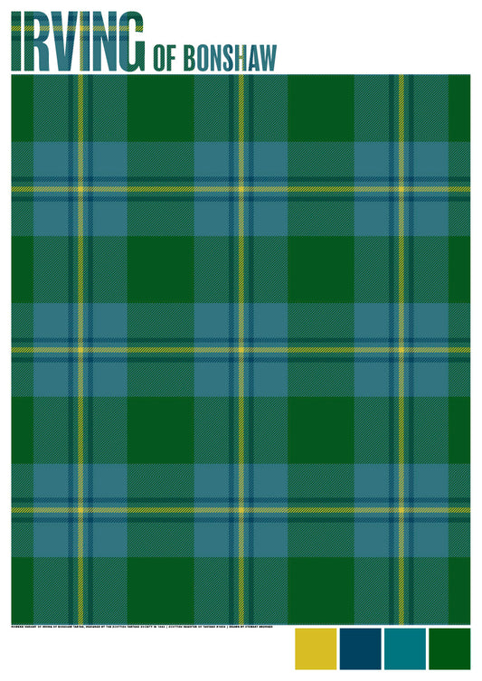 Irving of Bonshaw Modern tartan – giclée print