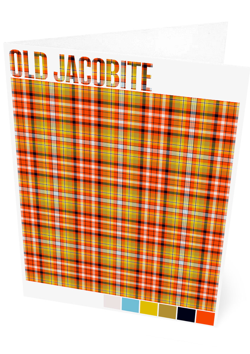 Old Jacobite Ancient tartan – set of two cards