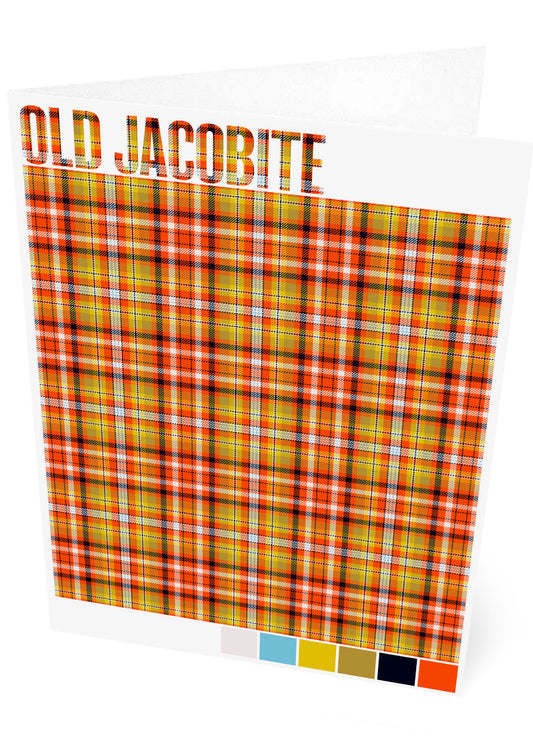 Old Jacobite Ancient tartan – set of two cards