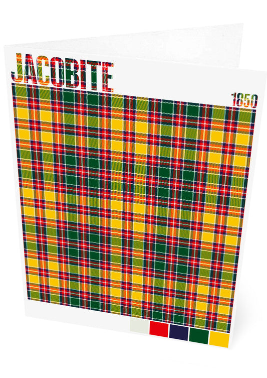 Jacobite 1850 Modern tartan – set of two cards