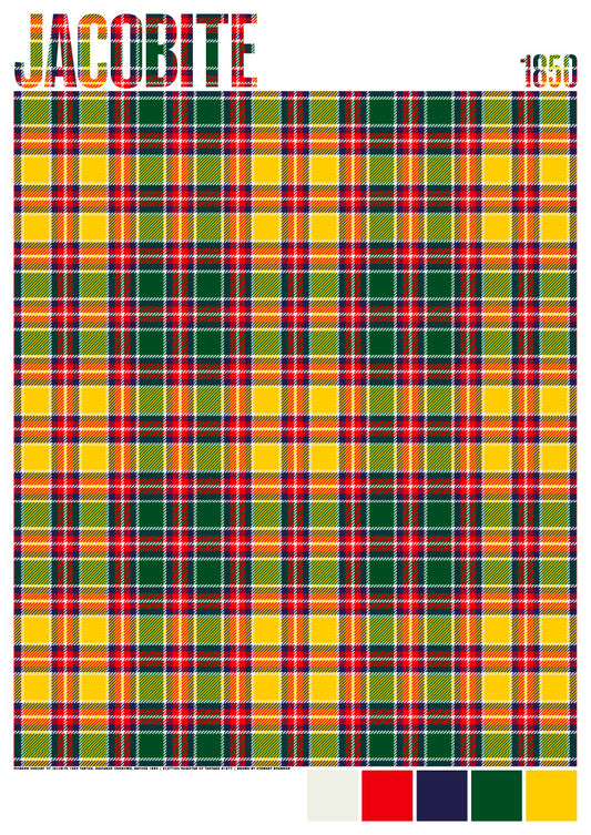 Jacobite 1850 Modern tartan – giclée print