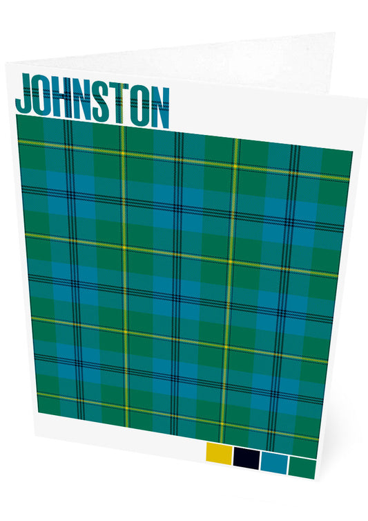 Johnston Ancient tartan – set of two cards