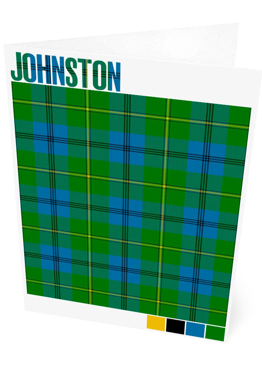 Johnston Modern tartan – set of two cards