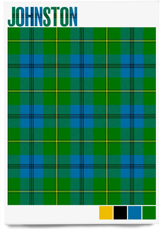 Johnston Modern tartan – magnet