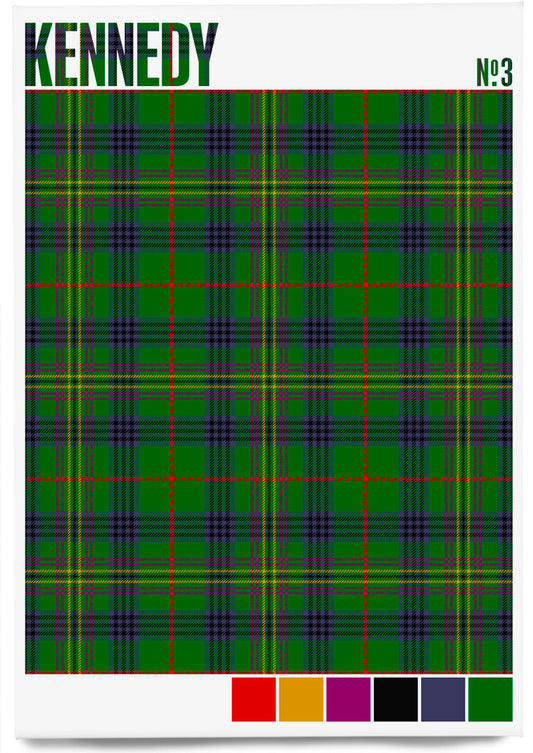 Kennedy #3 Modern tartan – magnet