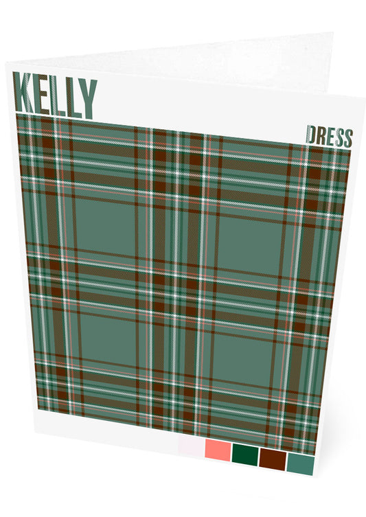 Kelly Dress Modern tartan – set of two cards