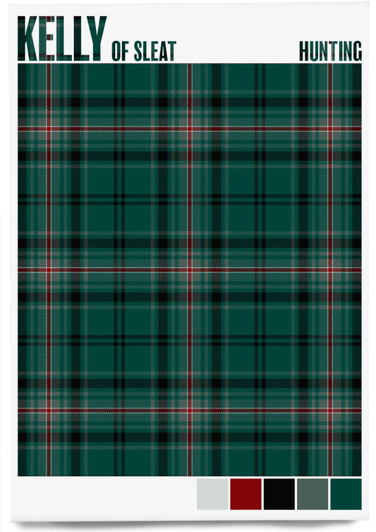 Kelly of Sleat Hunting Modern tartan – magnet