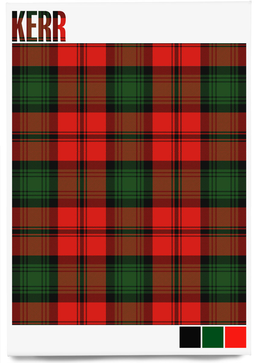 Kerr Modern tartan – magnet