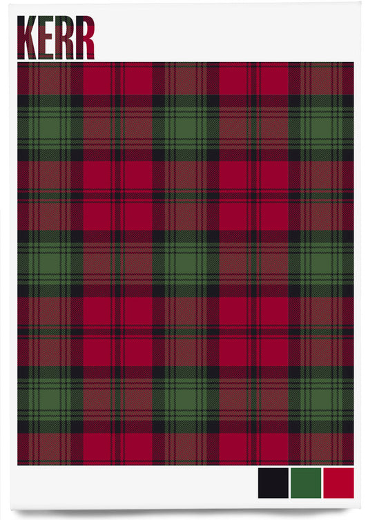 Kerr Muted tartan – magnet