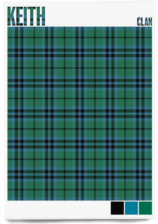 Keith Clan Ancient tartan – magnet