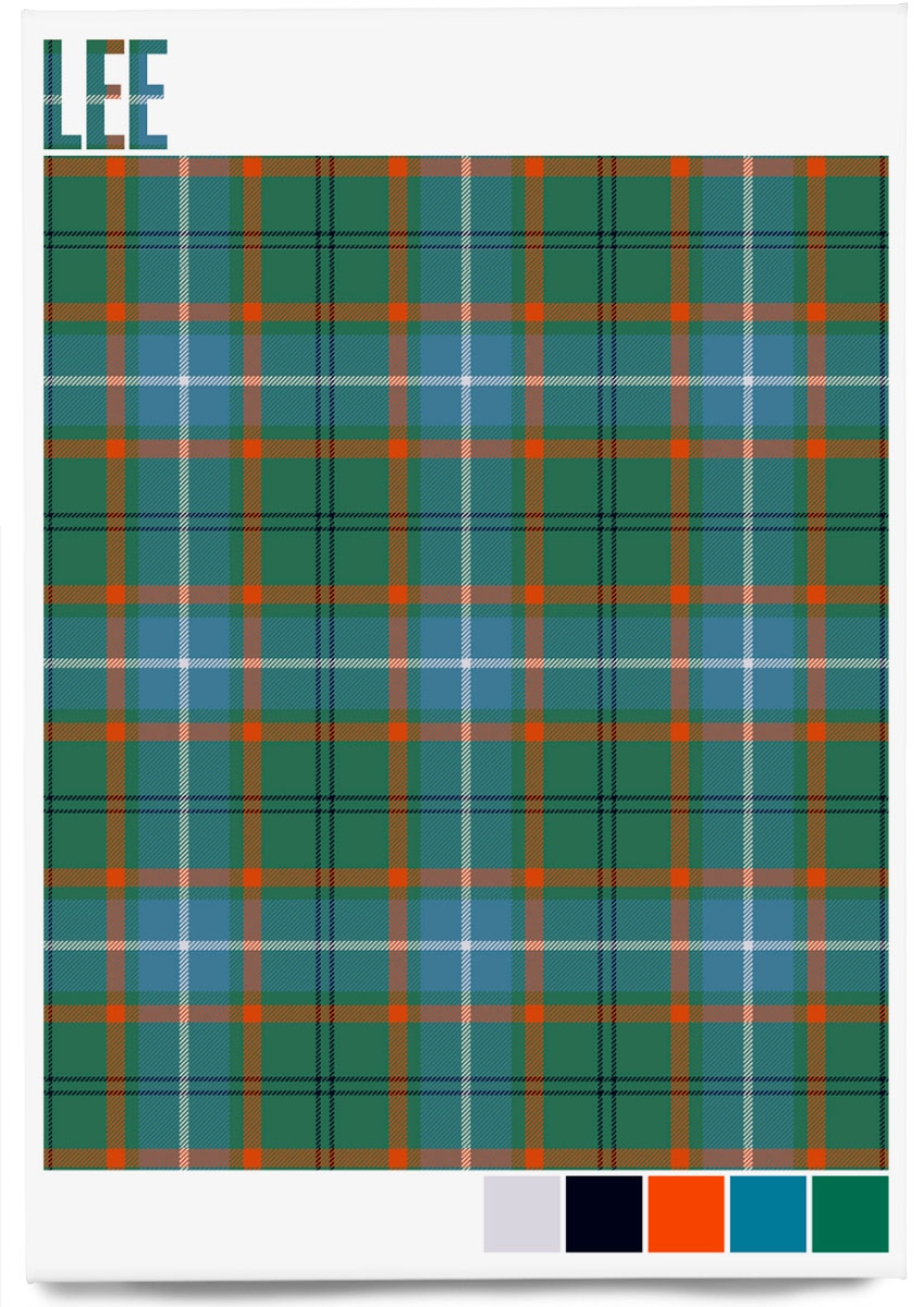 Lee Ancient tartan – magnet