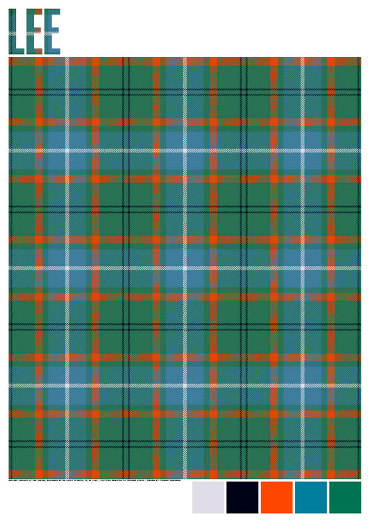 Lee Ancient tartan – giclée print