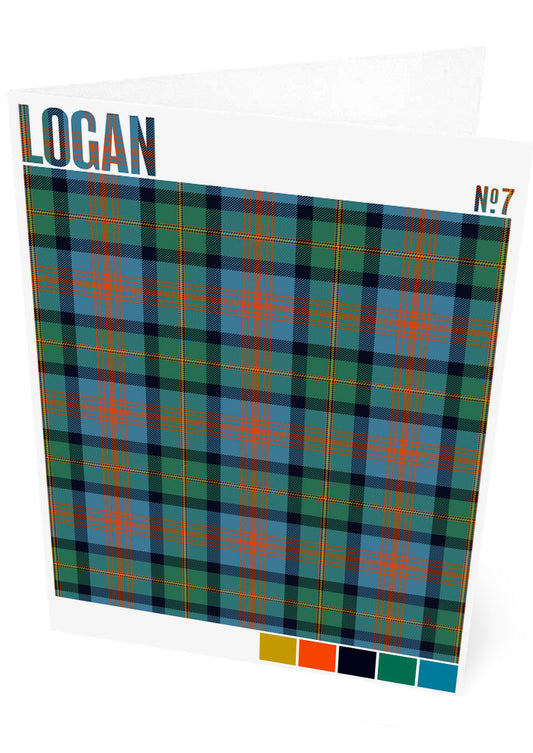 Logan #7 Ancient tartan – set of two cards