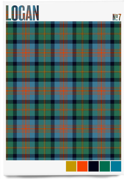 Logan #7 Ancient tartan – magnet