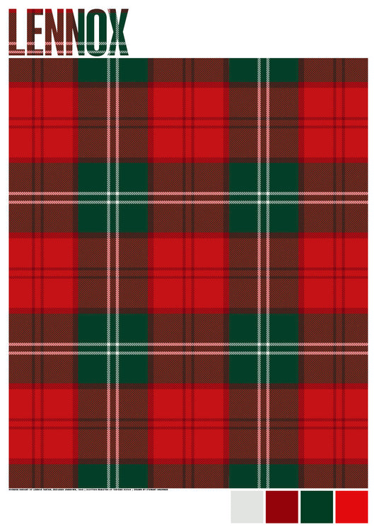 Lennox Modern tartan – giclée print