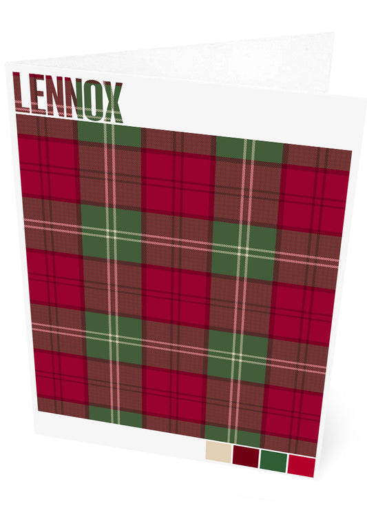 Lennox Muted tartan – set of two cards