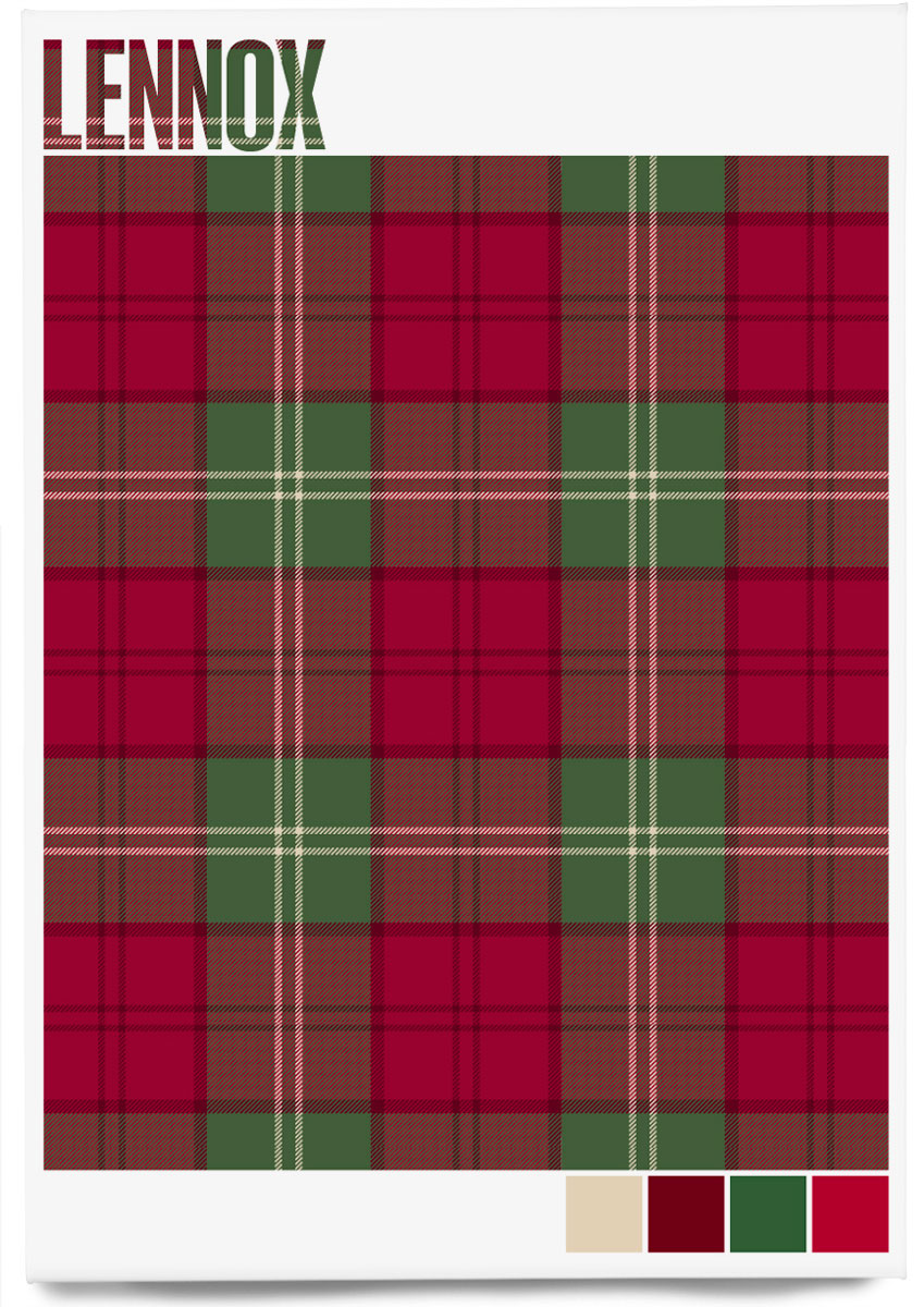 Lennox Muted tartan – magnet