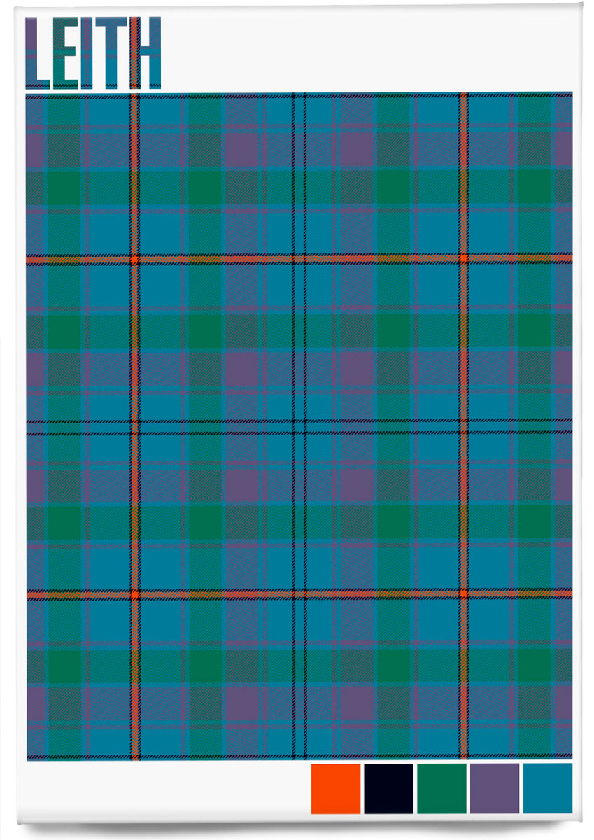 Leith Ancient tartan – magnet