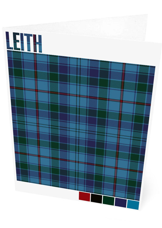 Leith Modern tartan – set of two cards