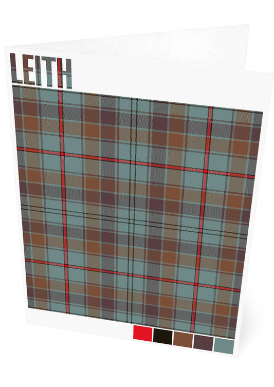Leith Weathered tartan – set of two cards