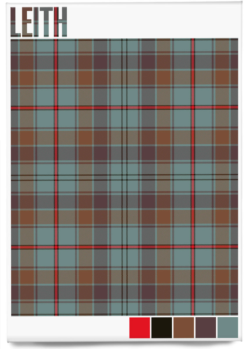 Leith Weathered tartan – magnet