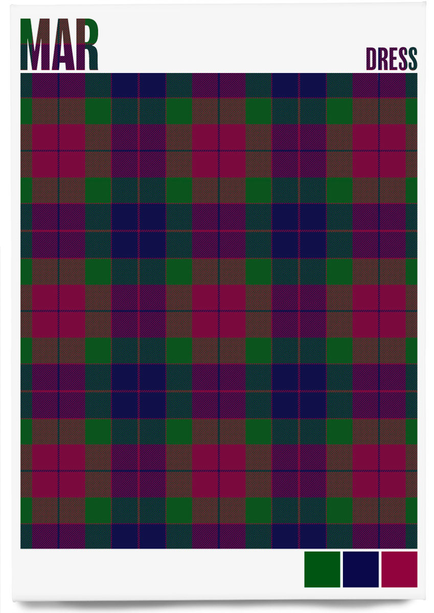 Mar Dress Modern tartan – magnet