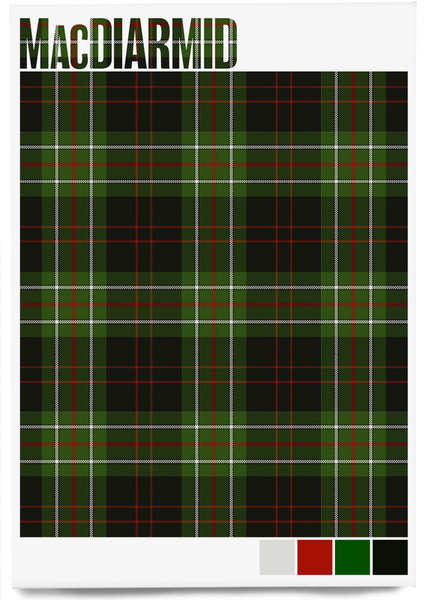 MacDiarmid Modern tartan – magnet