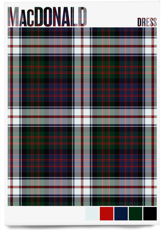 MacDonald Dress Modern tartan – magnet