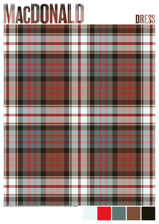 MacDonald Dress Weathered tartan – giclée print