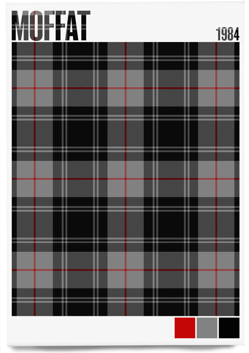 Moffat 1984 Modern tartan – magnet