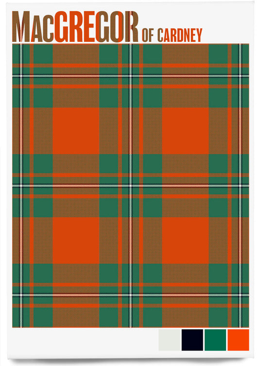 MacGregor of Cardney Ancient tartan – magnet