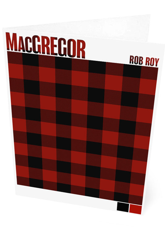 MacGregor Rob Roy Modern tartan – set of two cards