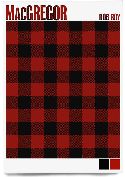 MacGregor Rob Roy Modern tartan – magnet