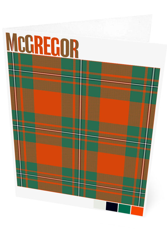 McGregor Ancient tartan – set of two cards