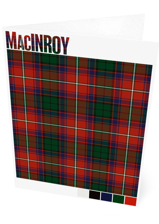 MacInroy Modern tartan – set of two cards