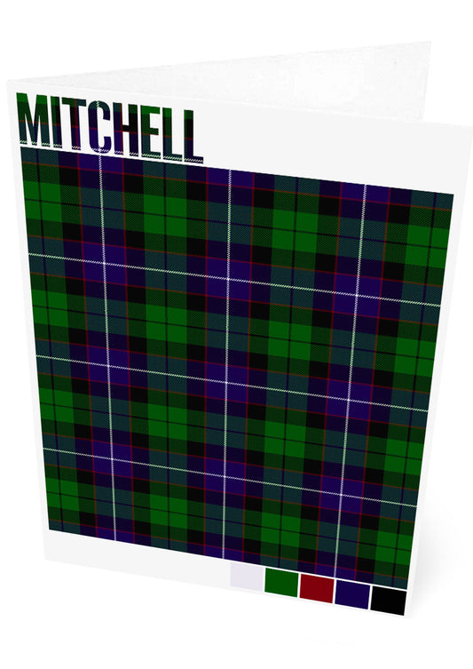 Mitchell Modern tartan – set of two cards