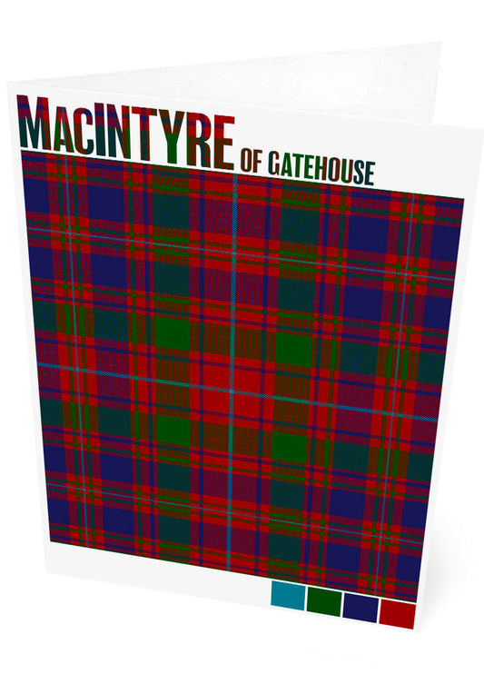 MacIntyre of Gatehouse Modern tartan – set of two cards