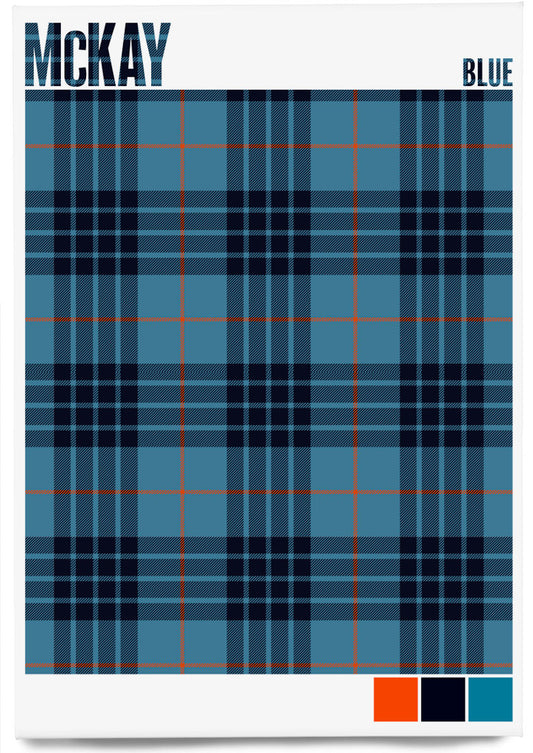 McKay Blue Ancient tartan – magnet