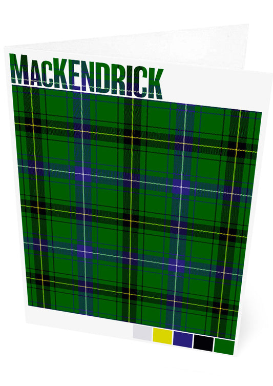 MacKendrick Modern tartan – set of two cards