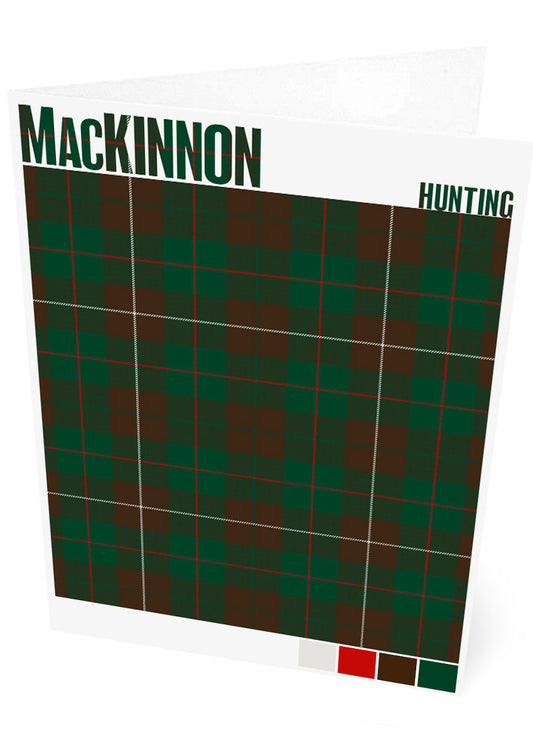 MacKinnon Hunting Modern tartan – set of two cards